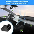 thumbnail image 2 of 2Pcs Air Freshener Adapter Designed for 2024-2025 Tesla Model 3 & 2025 New Model Y Juniper Launch Series Air Vent (Air Freshener not Included), 2 of 6