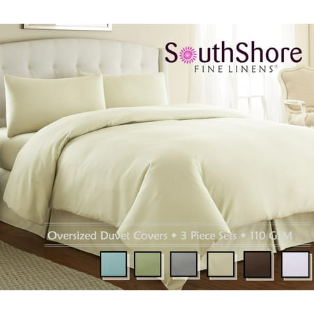Extra Soft Neutral Solid Color 3 Piece Duvet Cover Set By Souths Extra Soft Neutral Solid Color 3 Piece Duvet Cover Set By Souths Fine Linens