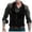 A-Black788, variant on XIAONU Men's Suede Vest Slim Fit V Neck Buttoned Pocket Pullover Top Vintage Retro Party Wear Waistcoat