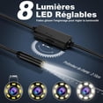 thumbnail image 4 of Endoscope Camera, 1920P HD Pipe Inspection Camera, IP67 Endoscope Camera with 8 LED Lights 5m Semi-Rigid Cable for iPhone iOS iPad Android Smartphone, 4 of 4