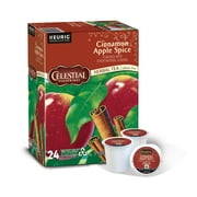Celestial Seasonings Cinnamon Apple Spice Herbal Tea Keurig K-Cup Tea Pods, 24 Count