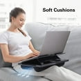 thumbnail image 4 of Adjustable Lap Desk with Adjustable Angles & Dual Cushions Laptop Stand for Car Laptop Desk Work Table Lap Writing Board & Drawing Desk on Sofa or Bed, 4 of 8
