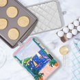 thumbnail image 5 of Yayeee Pot Holders Kitchen Heat Resistant with Pocket 7"x9.8" Cotton Oven Cooking Hot Pads, Green Seaside, 5 of 7