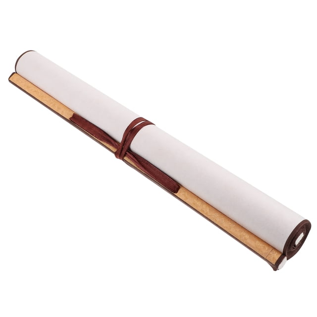 OULII 1Pcs Blank Painting Scroll Vintage Taste Rice Paper Multi Scroll Paper for Watercolor Art Work