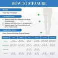 thumbnail image 2 of Actifi Women's Sheer Thigh High 20-30 mmHg Compression Stockings, Open Toe, 2 of 2