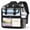 A-Black, variant on KOITHOT Clear Backpacks Large Heavy Duty PVC Waterproof Transparent Bookbag for School Adult Work, Black