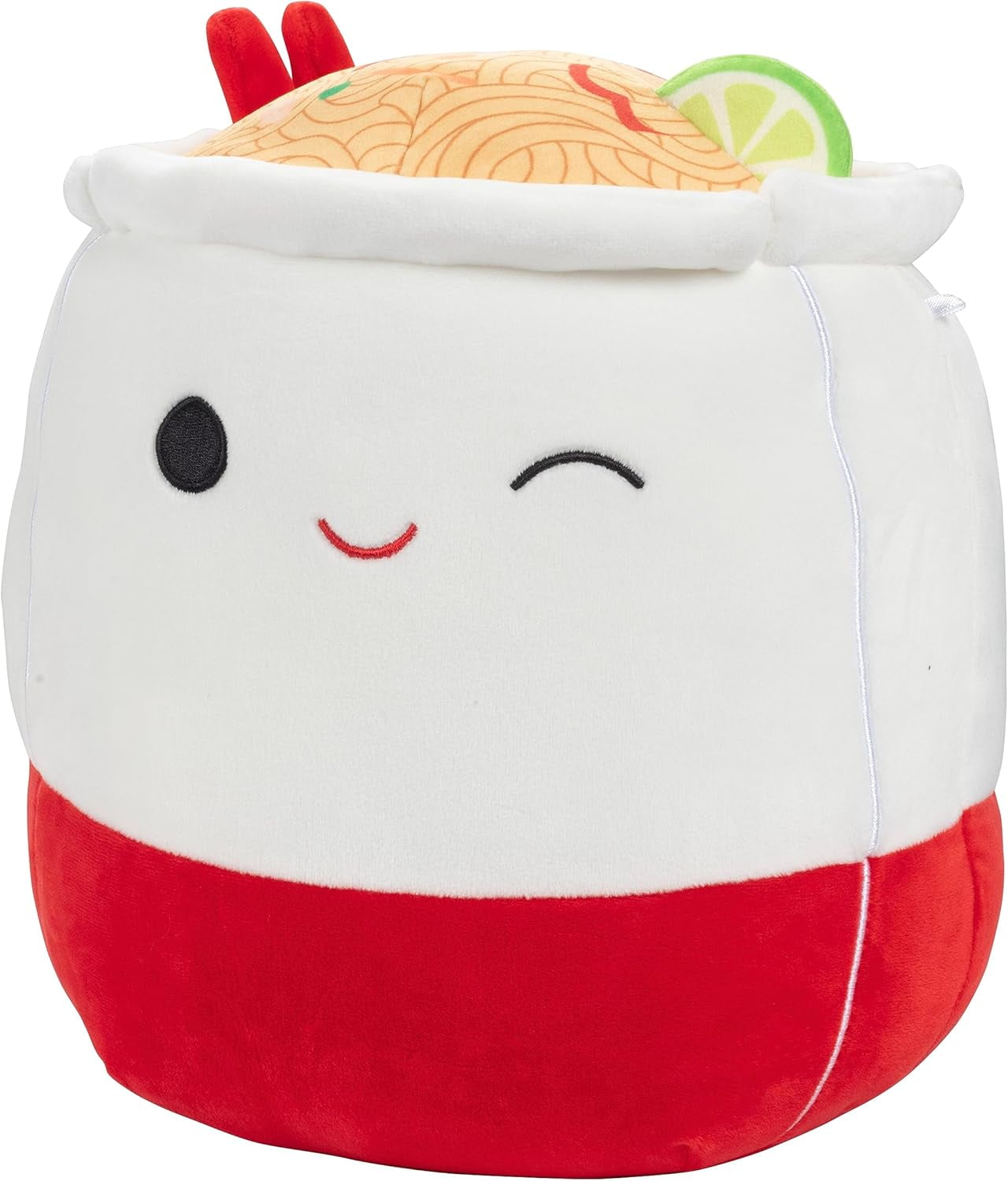 Squishmallows Original 10-Inch Daley The Noodles - Official Jazwares Plush - Collectible Soft & Squishy Food Stuffed Animal Toy - Add to Your Squad - Gift for Kids, Girls & Boys