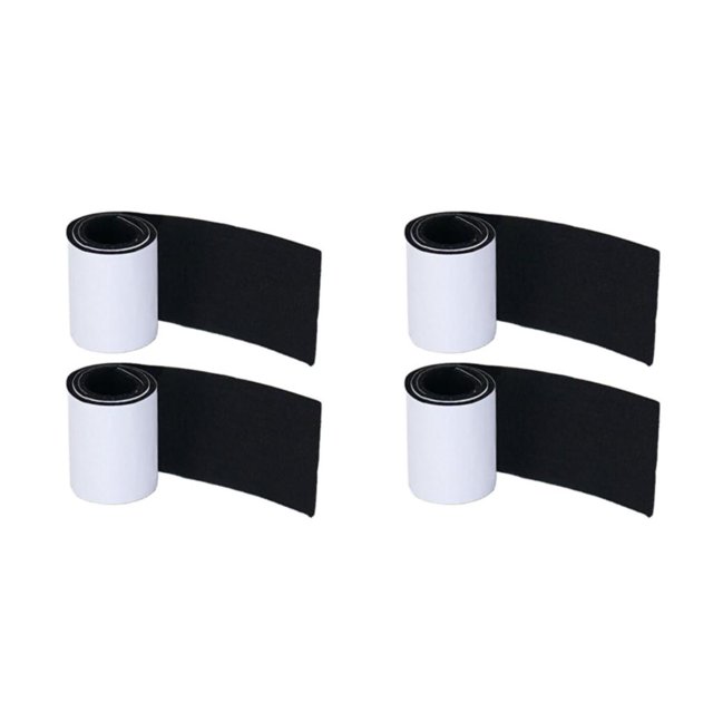 Kearding 2 bolsas de almohadillas antideslizantes para vajilla blanca, solución para evitar resbalones y accidentes, tiras protectoras de negro 2piezas