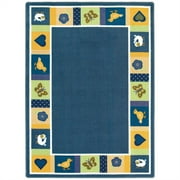 Joy Carpets 1537-01 Baby Blues Just for Kids Rug 10-ft 9-in 13-ft 2-in