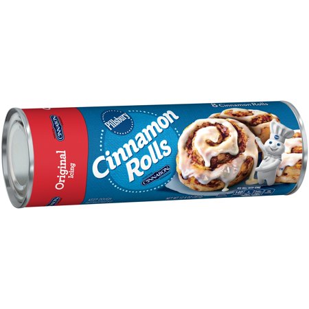 Pillsbury™ Refrigerated Cinnamon Rolls with Icing 8 ct 12.4 oz Can