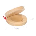 thumbnail image 4 of Pair of Castanets Wooden Castanet Finger Clappers Musical Instrument, 4 of 8