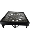 thumbnail image 4 of 24" x 24" Moving Gear Clock Table, 4 of 5