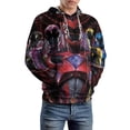 thumbnail image 6 of Power Rangers Unisex Adult Hoodie Casual Hooded Sweatshirt Pullover Novelty 3D Printed Sweater Jacket 3XL, 6 of 8