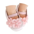 thumbnail image 3 of Tigivemen Infant Baby Girl Mary Jane Flat Shoes with Flower Fashion Newborn Princess Dress Shoes Pink Size 5, 3 of 8