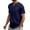 Navy, variant on Big and Tall Shirts for Men Summer V Neck Short Sleeved Striped Fabric T Shirt Plain T Shirts Pack Work for Men Soft Large Tall Shirt dish Top Large Big Workout 3XL