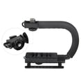 thumbnail image 3 of U-Grip Camcorder Stabilizer Handle DSLR Handheld Gimbal C-Shape Video Stabilizer with Flash Hot Shoe Mount, 3 of 7