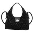 thumbnail image 1 of Bolso de hombro para mujer, hebilla de bloqueo de Metal, correa de hombro reforzada, bolso de hombro informal elegante de gran capacidad, 1 of 8