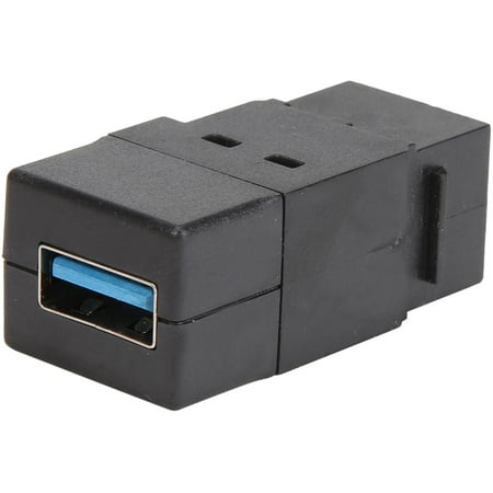 UPC: 0037332195630 | Tripp Lite USB 3.0 Keystone Panel Mount Coupler (F/F) All in One Black (U325-000-KP-BK)