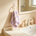 thumbnail image 4 of Small Wooden Horse Striped Face Towel, Soft Fabric Towel Absorbent Soft for Home Use, 4 of 6