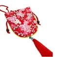 thumbnail image 1 of Sachet Bag Traditional Chinese Style Delicate Bags with Tassel Retro Pouch Pendant Printing Pattern Party Favor Ornament Red Type 2, 1 of 9