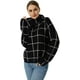 thumbnail image 1 of Suéteres de otoño 2022 para mujer, suéter de punto de cuello alto, jersey de manga larga a cuadros con abertura lateral, prendas de vestir a cuadros, Tops holgados Adepaton WMZY-700-5, 1 of 9