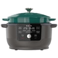 thumbnail image 1 of Instant Electric Round Dutch Oven, 6-Quart 1500W, From The Makers Of Instant Pot, 5-In-1: Braise, Slow Cook, Sear/Sauté, Cooking Pan, Food Warmer, Enameled Cast Iron, Included Recipe Book, Green, 1 of 5