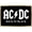 Gold Framed Version, variant on AC/DC: Back In Black - Logo Wall Poster, 14.725" x 22.375"