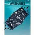 thumbnail image 3 of Face Masks Reusable Fabric Washable with Ear Loops, Pack 2_Violin, 3 of 3