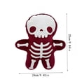 thumbnail image 2 of QLUEWX Halloween Plush Toys, Skeleton Cat Bat Ghost Stuffed Animals, Cute Spooky Plush Dolls for Halloween Party Favors Home Decor Gifts for Kids Boys Girls, 2 of 5