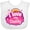 AA-White, variant on Inktastic I Love My Daddy Girls Girls Baby Bib