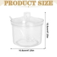 thumbnail image 3 of Shatterproof Acrylic Sugar Bowl with Lid and Spoon, Airtight Transparent Seasoning Jar, Refillable Condiment Container for Dining Table Restaurant Spice Storage, 3 of 7