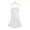 White, variant on Jgppe Women's Satin Nightgown Classic Silky Solid Color V Neck Spaghetti Strap Chemise Nightdress Sleepwear