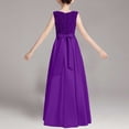 thumbnail image 5 of ATOGUTA Girls Dress Wedding Satin Dresses Princess Birthday Party Prom Ball Gown Size 0-13, 5 of 7