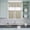 Black, variant on 3 Piece Kitchen Curtains and Valances Set Beige Plaid Cafe Curtains 36 Inch Length Vintage Grid Stripe Minimalist Art Linen Valance & Tier Curtain for Living Room Bedroom Window 54"x18" 27"x36"*2