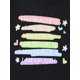 thumbnail image 4 of Girls' Summer Fashion Korean-Style Casual Black Tee with Colorful Rainbow & Positive Affirmation Print, Round Neck Short Sleeve Top in Cotton - Perfect for Casual Attire, 4 of 7
