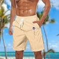 thumbnail image 2 of THDHVS Mens Shorts,Cargo Shorts for Men,Summer Fast Dry Men's Comfortable Flex Cargo Short Beige 4XL, 2 of 5