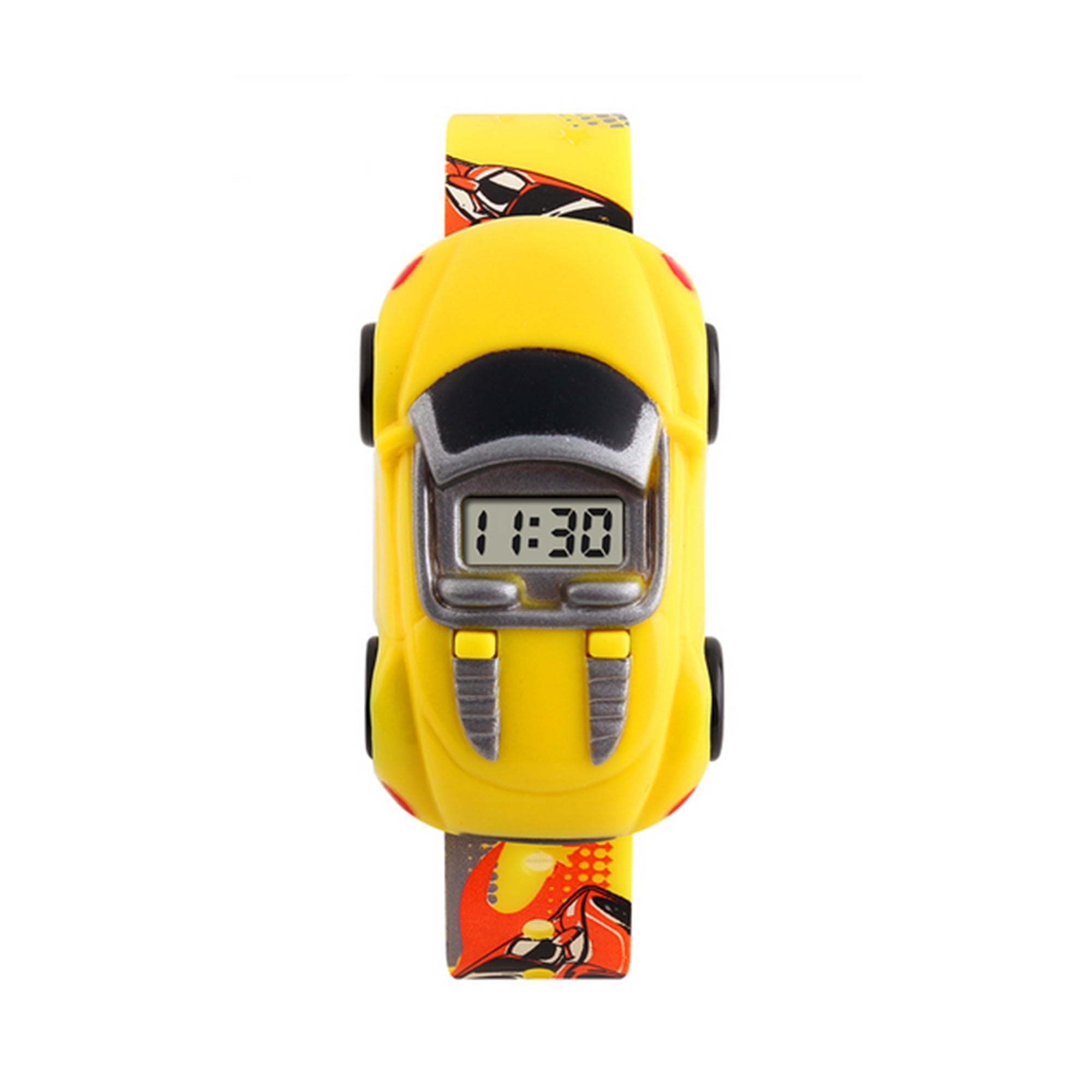 SKMEI Boys Digital Car Watch, Detachable Toy, 4 to 7 year olds
