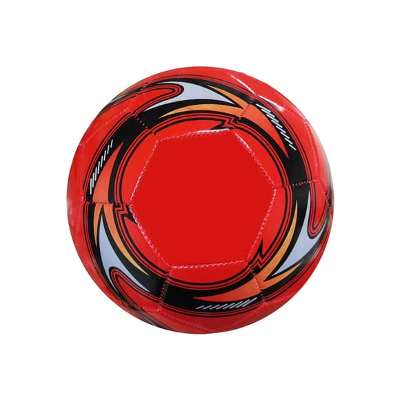 Balón de Fútbol Cola Tamaño 5 Profesional Duradero Cuero PU Ligero Rojo