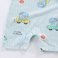 thumbnail image 6 of CAUYDY Baby Bodysuit Short Sleeve Romper 3 6 9 12 18 24 Months Newborn Spring Summer Pajamas Preemie Infant Boys Girls Sleepers Loungewear Sizes 3-6 Months,Light Gray, 6 of 6
