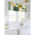 thumbnail image 3 of Valances for Windows Abstract Watercolor Rod Pocket Cafe Window Treatments Valance Curtains for Kitchen Bathroom Laundry Basement Windows 42"x18", 3 of 9
