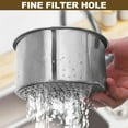thumbnail image 5 of Stainless Steel Drain Basket for Kitchen Sink, Multifunction Faucet Hanging Corner Filter Basket with Quick Drain, Swan Sink Strainer for Fruit and Vegetable Washing (2pcs), 5 of 7