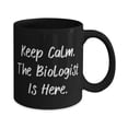 thumbnail image 2 of Best Biologist 15oz Mug, Keep Calm. The Biologist Is Here, Present F Colleagues, Joke Gifts From Cowkers, 2 of 2