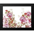 thumbnail image 2 of Boho Hue Studio 24x19 Black Modern Framed Museum Art Print Titled - Floral field 1, 2 of 5