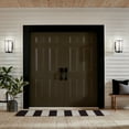 thumbnail image 5 of Kichler Tremillo 14.25" 1 Light Black Outdoor Wall Sconce with Satin Etched Glass, 5 of 7