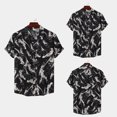 thumbnail image 2 of Hawaiian Shirt For Men, Men's Vintage Button Down Bowling Shirts Short Sleeve Summer Beach Shirt M, 2 of 5
