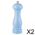 thumbnail image 1 of 2 Molinillos Manuales De Sal O Pimienta Con Núcleo De Molienda De Cerámica, Recargables Y Ajustables, Color Azul, 1 of 8