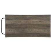 ACME Lona Kitchen Island in Rustic Oak and Black