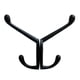 thumbnail image 3 of 9pcs Abrigos pesados Ganchos de pared Montado en la pared for hardware Hardware Doble Puerta Retro Percha de la capa con 20 tornillos Color Negro, 3 of 6