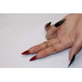 thumbnail image 7 of Allkem Black Red Bottoms Sculpted Stiletto Press on Nails | Glossy Extra Long Stiletto| 10 sizes - 20 pcs Nail kit with Glue, 7 of 7