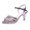 Purple, variant on Womens Sandals High Heel Open Toe Summer Women's Trendy Solid Color Peep Toe Women Footwear Comfortable Adjustable Ankle Strap Walking Beach Shoes Silver 6.5